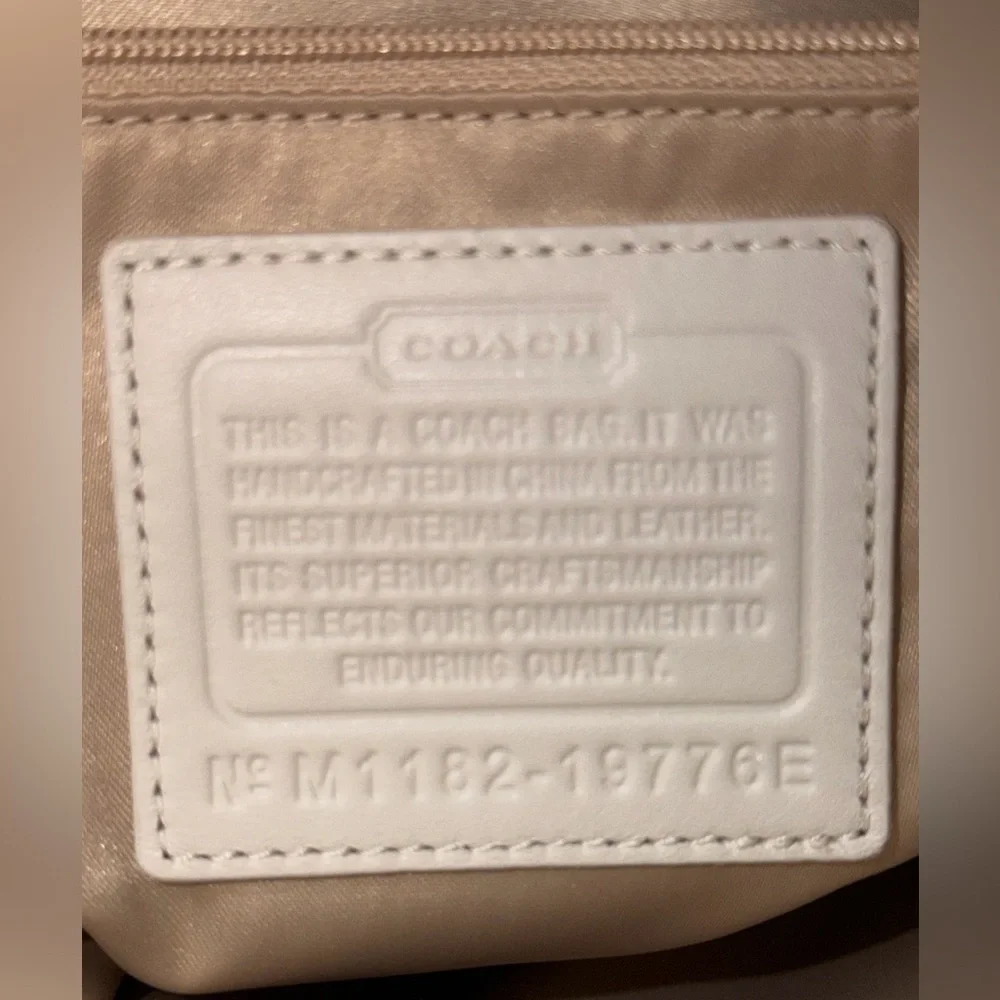 Coach Yellow and Purple Signature Tote
